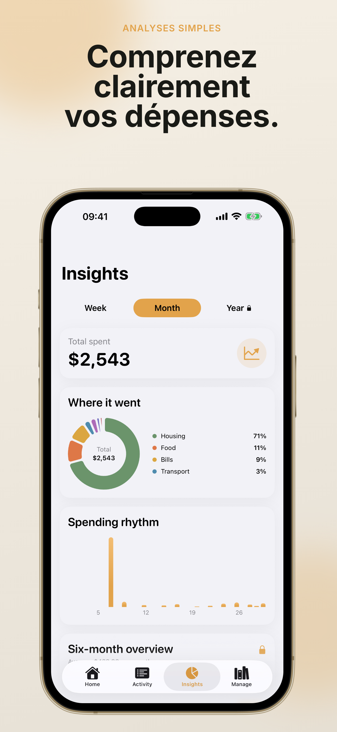 Historique des transactions et recherche dans PennyBook: Private Budget